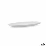 Kkkenspringvand Quid Gastro 30 x 13 x 2,5 cm Keramik Hvid 6 enheder (Pack 6x) #4