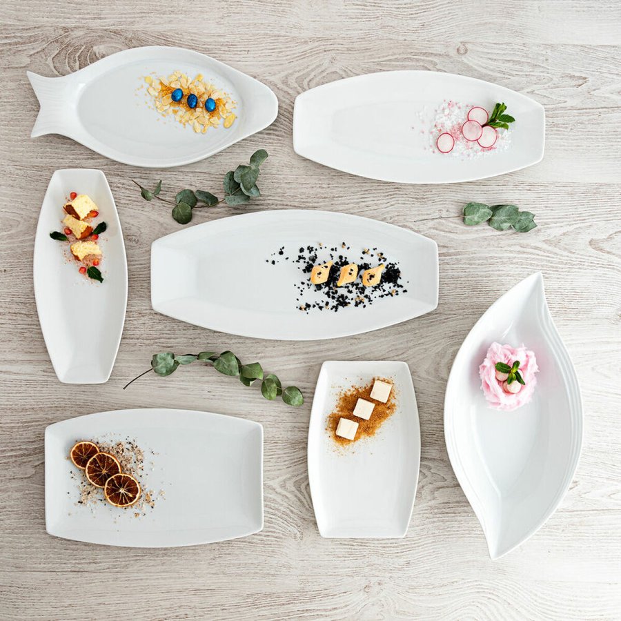 Kkkenspringvand Quid Gastro Keramik Hvid (40 x 17,5 x 3,5 cm) (Pack 4x) #10