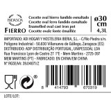 Gryde Med Lg Bidasoa Rd Metal (4,3 L) #4