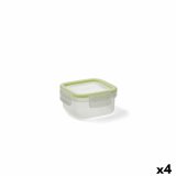 Hermetisk madkasse Quid Greenery 300 ml Gennemsigtig Plastik (Pack 4x) #4