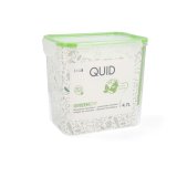 Hermetisk madkasse Quid Greenery Gennemsigtig Plastik 4,7 L (4 enheder) (Pack 4x) #10