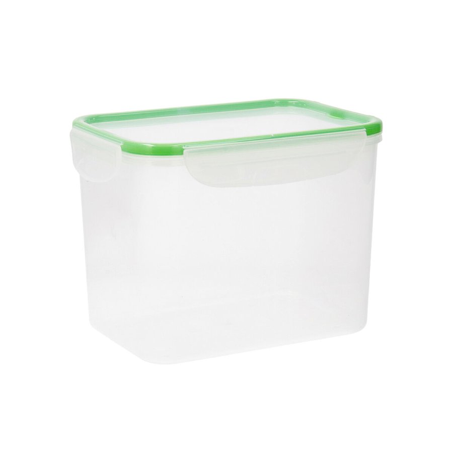 Hermetisk madkasse Quid Greenery Gennemsigtig Plastik (3,7 L) (Pack 4x) #1