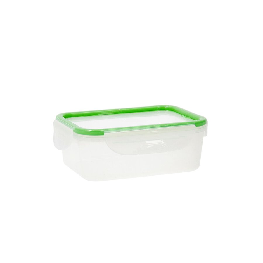 Madkasse Quid Greenery 1 L Gennemsigtig Plastik 13 x 18 x 6,8 cm - 1 L (4 enheder) (Pack 4x) #1