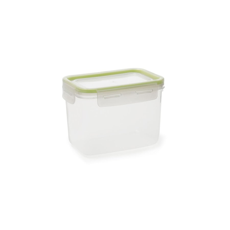 Hermetisk madkasse Quid Greenery Gennemsigtig Plastik Rektangulr 1,05 L (4 enheder) #7