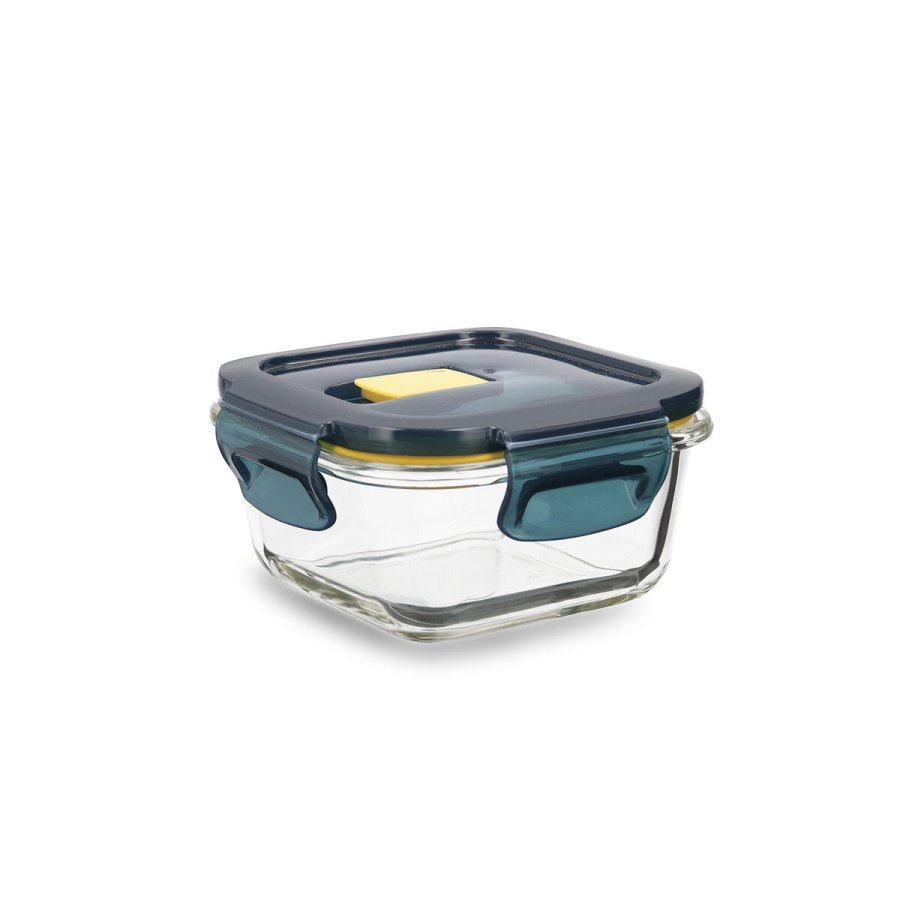 Hermetisk madkasse Quid Astral 320 ml 11,6 x 11,6 x 6,3 cm Bl Glas #1