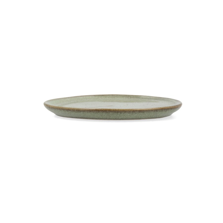Flad Plade Bidasoa Ikonic Grn Keramik 11 x 11 cm (12 enheder) (Pack 12x) #10