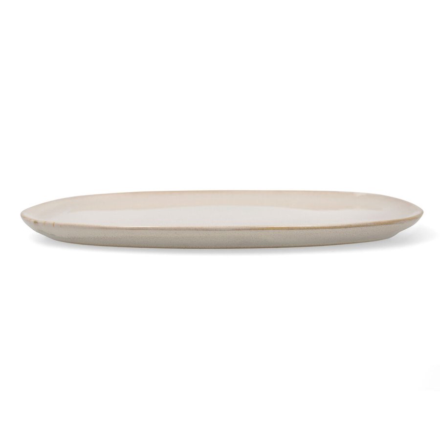 Flad Plade Bidasoa Ikonic Hvid Keramik 26,5 x 25,7 x 1,5 cm (4 enheder) (Pack 4x) #10