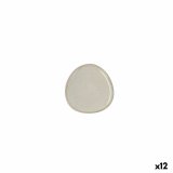 Flad Plade Bidasoa Ikonic Hvid Keramik 11 x 11 cm (12 enheder) (Pack 12x) #4