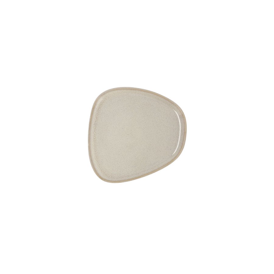 Flad Plade Bidasoa Ikonic Hvid Keramik 14 x 13,6 cm (12 enheder) (Pack 12x) #1
