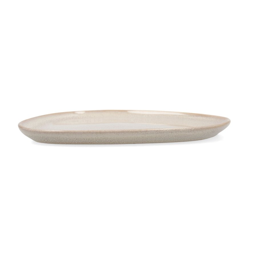 Flad Plade Bidasoa Ikonic Hvid Keramik 14 x 13,6 cm (12 enheder) (Pack 12x) #10