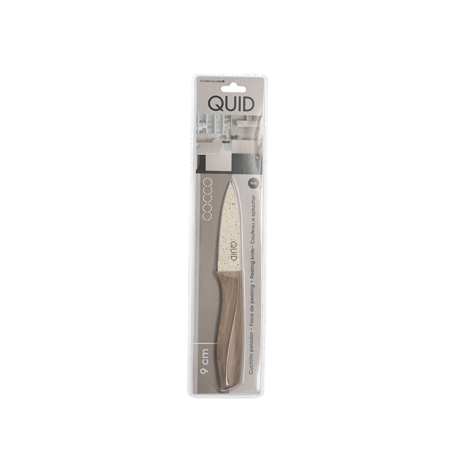 Skrllekniv Quid Cocco Brun Metal 9 cm (Pack 12x) #7