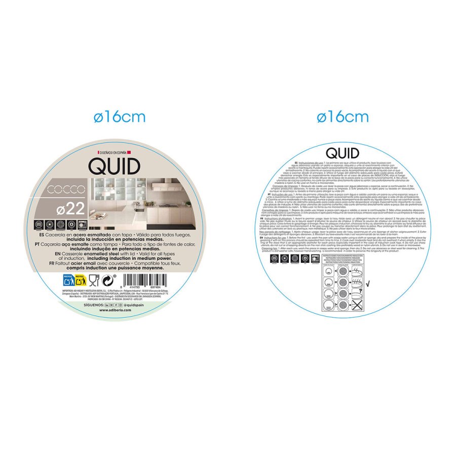 Gryde Med Lg Quid Cocco Metal Bakelit #4
