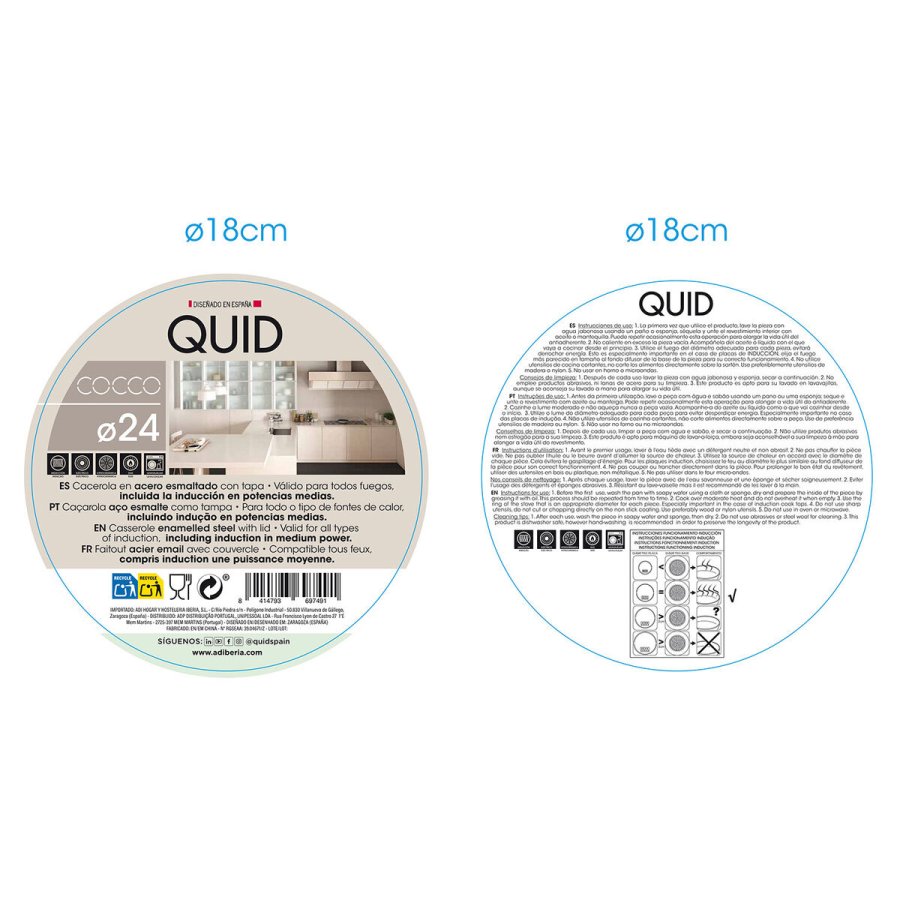 Gryde Med Lg Quid Cocco Metal Bakelit #4