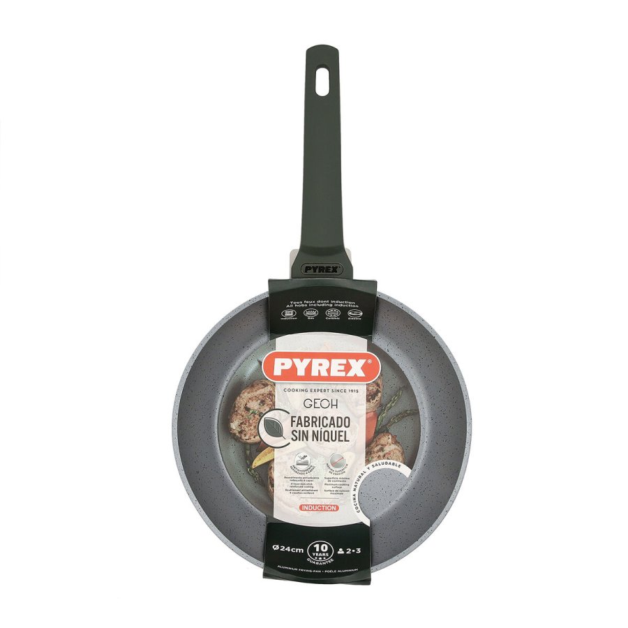 Skridsikker stegepande Pyrex Geoh Smedet aluminium 24 cm #1