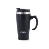 Termokop med lg Quid Cocco Med hndtag Rustfrit stl Sort 450 ml #1