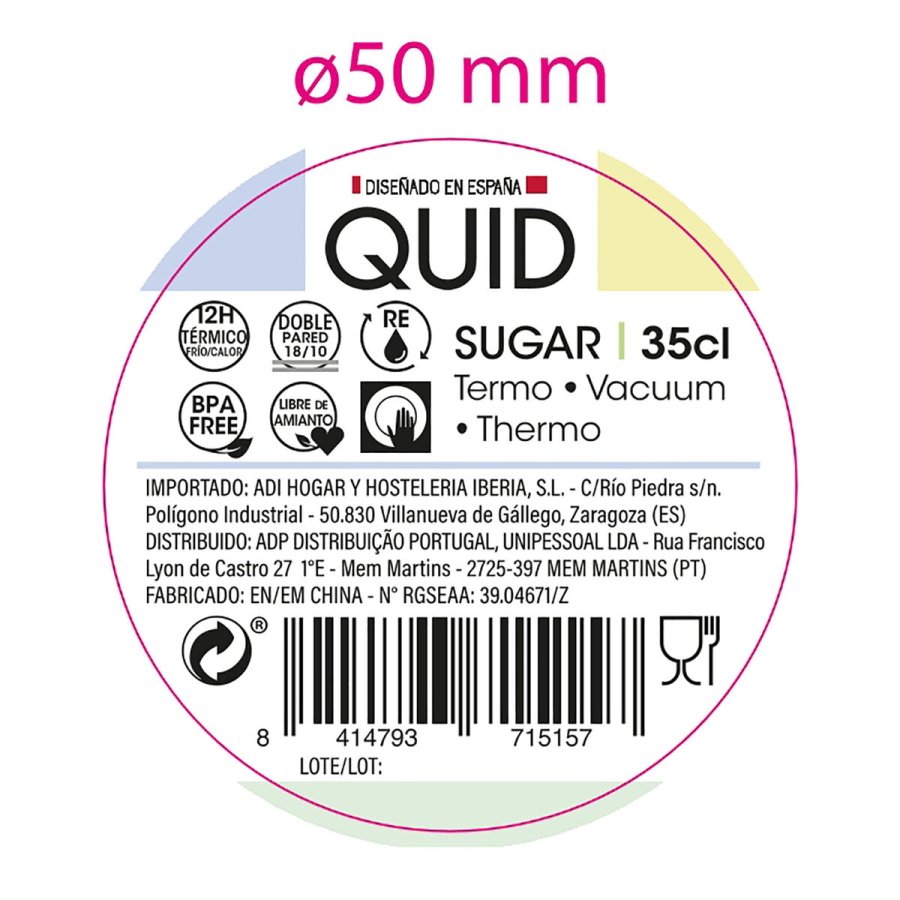 Termokande Quid Sugar Grn Metal 350 ml #2