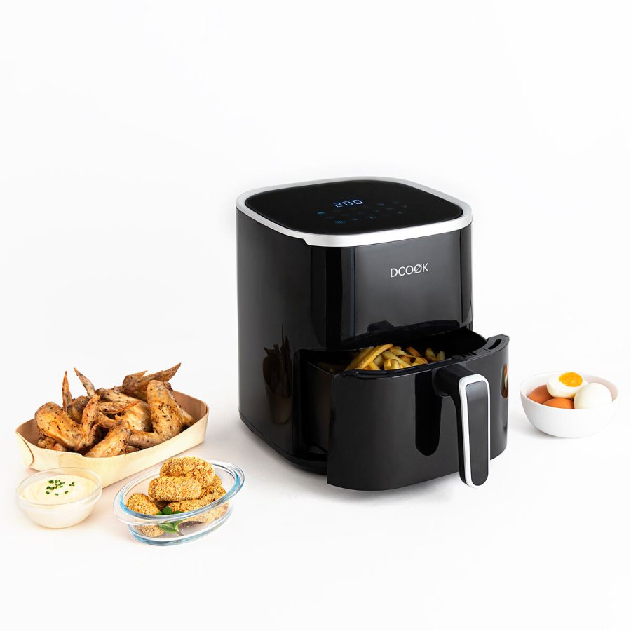 Varmluftsfrituregryde Dcook Gallery Sort 1450 W 4,6 L #7