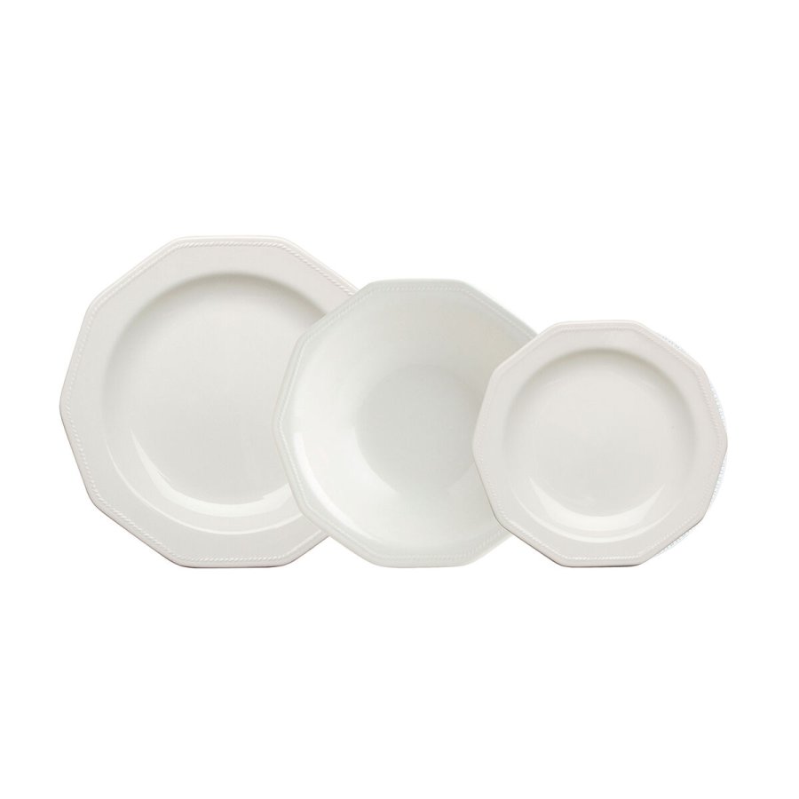 Spisestel Queen´s By Churchill Artic White Hvid Keramik 12 Dele #1