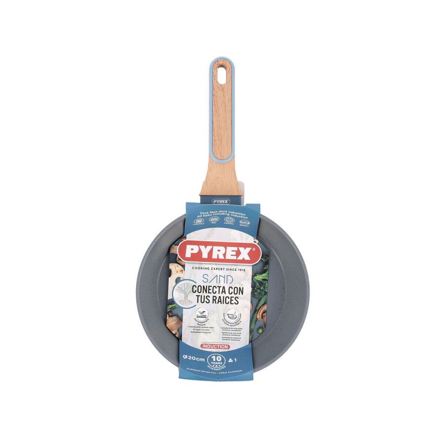Stegepande Pyrex Sand Smedet aluminium Bl 20 cm #7