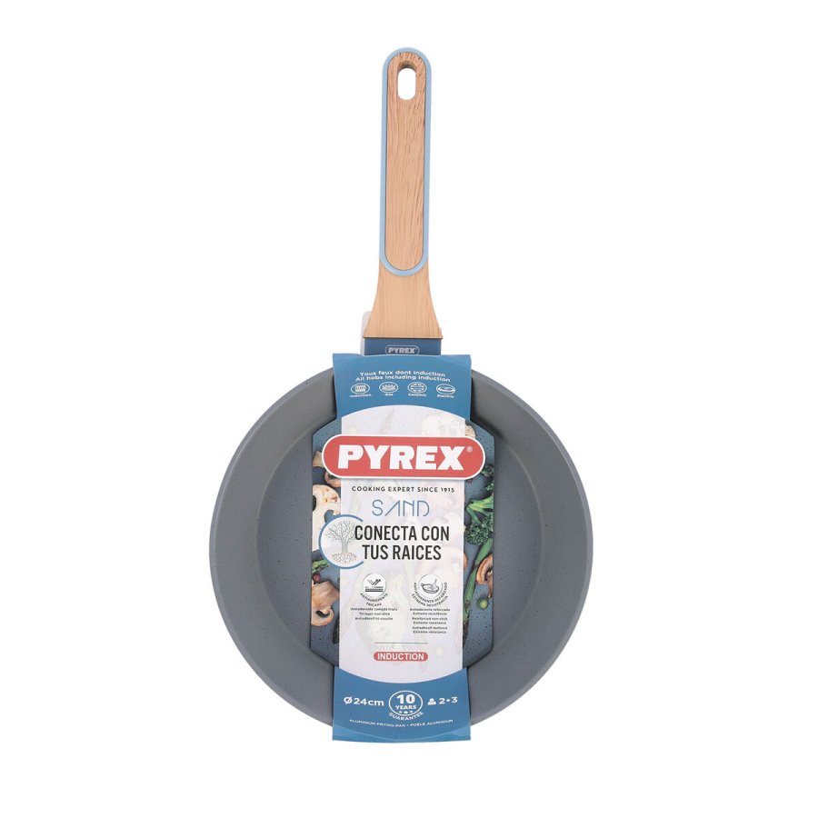 Stegepande Pyrex Sand Smedet aluminium Bl 24 cm #7