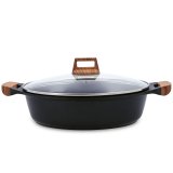 Gryde Med Lg Quid Karbon Stbt aluminium Sort 32 cm #1