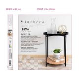 Sofabord Vinthera Moa Stl Sort 42 x 42 x 52 cm #2