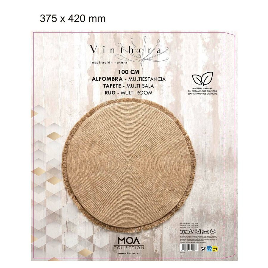 Tppe Vinthera Moa Jute Med kvaster 100 cm #5