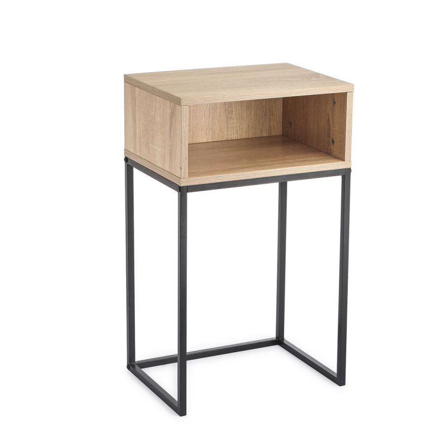 Natbord Vinthera Moa Natur Metal 40 x 30 x 68 cm #1