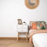 Natbord Vinthera Moa Hvid Plastik 40 x 30 x 62,5cm #5