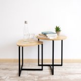 Sofabord Vinthera Moa 2 Dele Metal #4