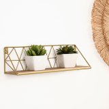 Hylder Vinthera Moa Stl Gylden 40 x 12 x 12 cm (8 enheder) #3