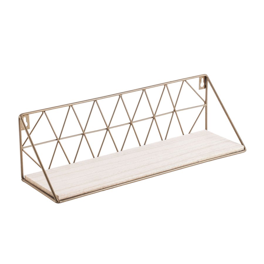 Hylder Vinthera Moa Stl Gylden 40 x 12 x 12 cm (8 enheder) #4
