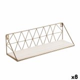 Hylder Vinthera Moa Stl Gylden 40 x 12 x 12 cm (8 enheder) #1