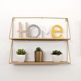 Hylder Vinthera Moa Stl Gylden 50 x 40 x 12 cm (6 enheder) #2