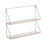 Hylder Vinthera Moa Stl Gylden 50 x 40 x 12 cm (6 enheder) #5