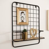 Hylder Vinthera Moa Stl Sort Metal 42,5 x 12 x 56 cm (8 enheder) #3
