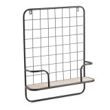 Hylder Vinthera Moa Stl Sort Metal 42,5 x 12 x 56 cm (8 enheder) #5