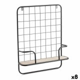 Hylder Vinthera Moa Stl Sort Metal 42,5 x 12 x 56 cm (8 enheder) #1