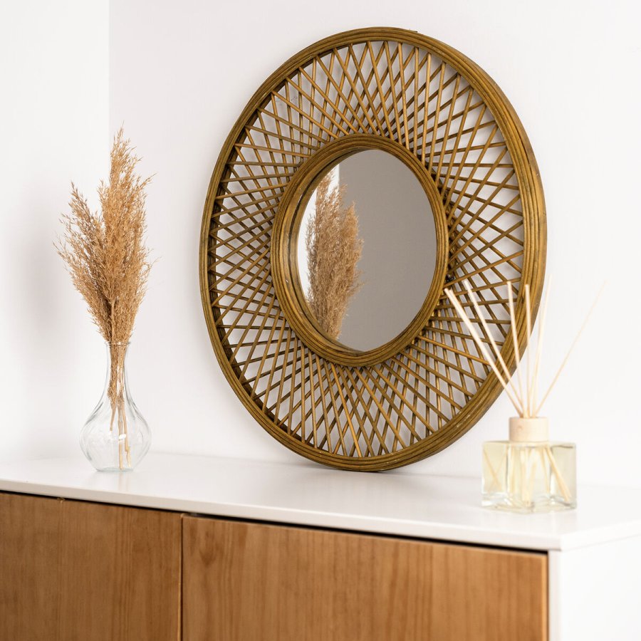 Vgspejl Vinthera Moa Spanskrr Natur 59 cm (4 enheder) #13