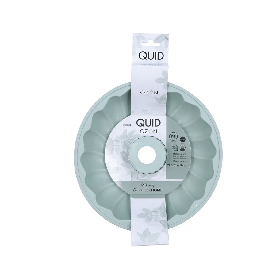 Bageform til bagvrk Quid Ozon Grn Plastik 25 x 6 cm Savarin #7