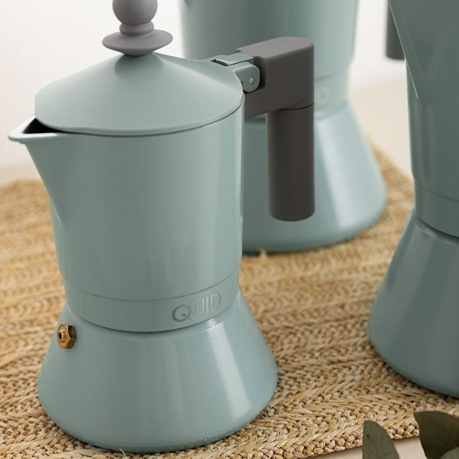 Italiensk Kaffekande Quid Ozon Grn Metal 6 Kopper (6 enheder) #7