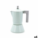 Italiensk Kaffekande Quid Ozon Grn Metal 6 Kopper (6 enheder) #1
