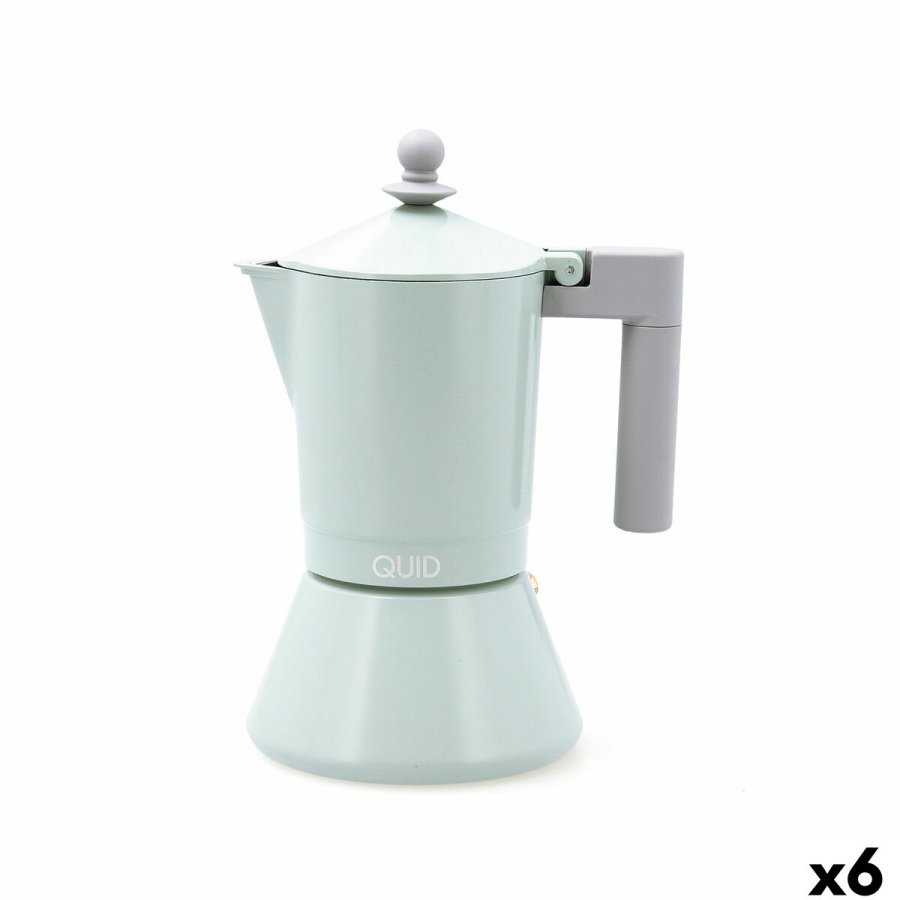 Italiensk Kaffekande Quid Ozon Grn Metal 6 Kopper (6 enheder) #1