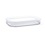 Rektangulr madkasse med Lg Quid Rico Gennemsigtig Plastik 22 x 16 x 3,5 cm #1