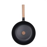 Stegepande Quid Naturalia Sort Metal 28 cm Med lg Gryderetter #13