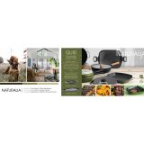 Grillpande Quid Naturalia Sort Metal 39 x 28 cm (6 enheder) #7