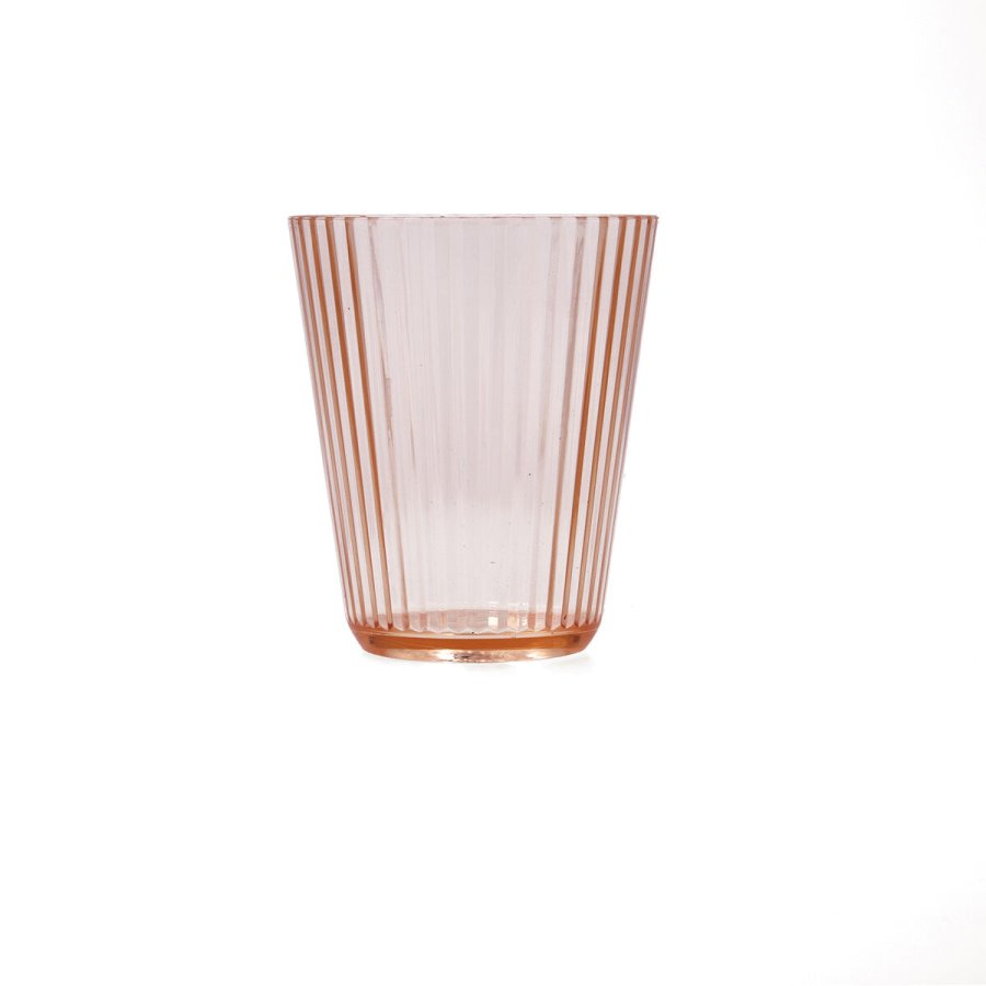 Glas Quid Sunset Coral Koral Plastik 300 ml (12 enheder) #4