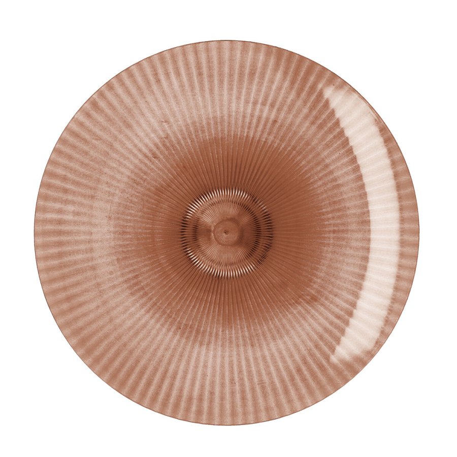 Flad Plade Quid Sunset Koral Plastik 26 cm (12 enheder) #4