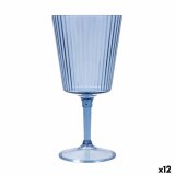 Vinglas Quid Sunset Azul Bl Plastik 400 ml (12 enheder) #1