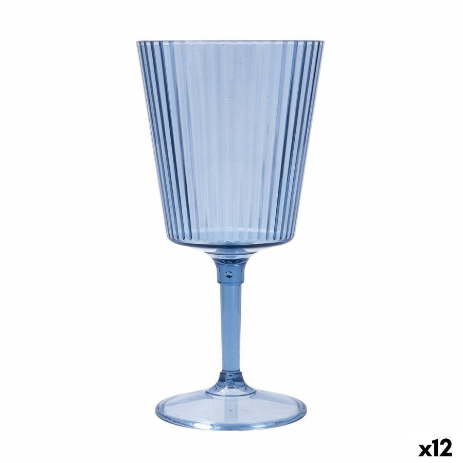 Vinglas Quid Sunset Azul Bl Plastik 400 ml (12 enheder) #1